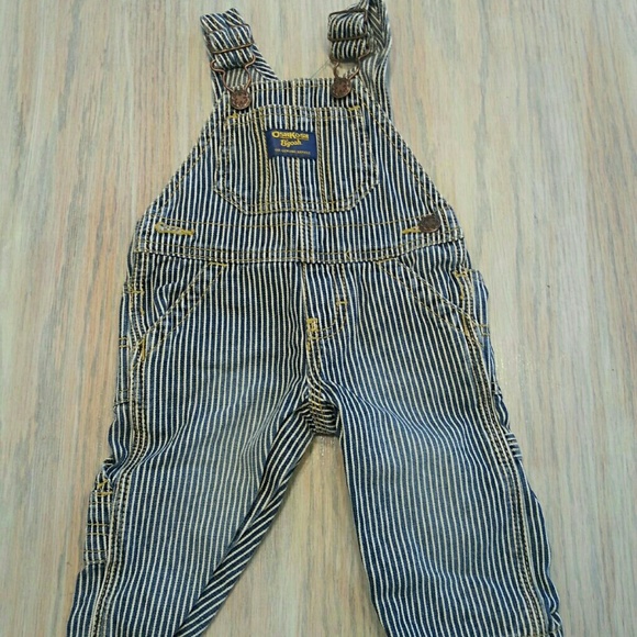 boys striped overalls
